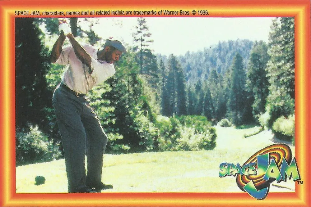 1996 Upper Deck Space Jam Stickers Michael Jordan #62 card image