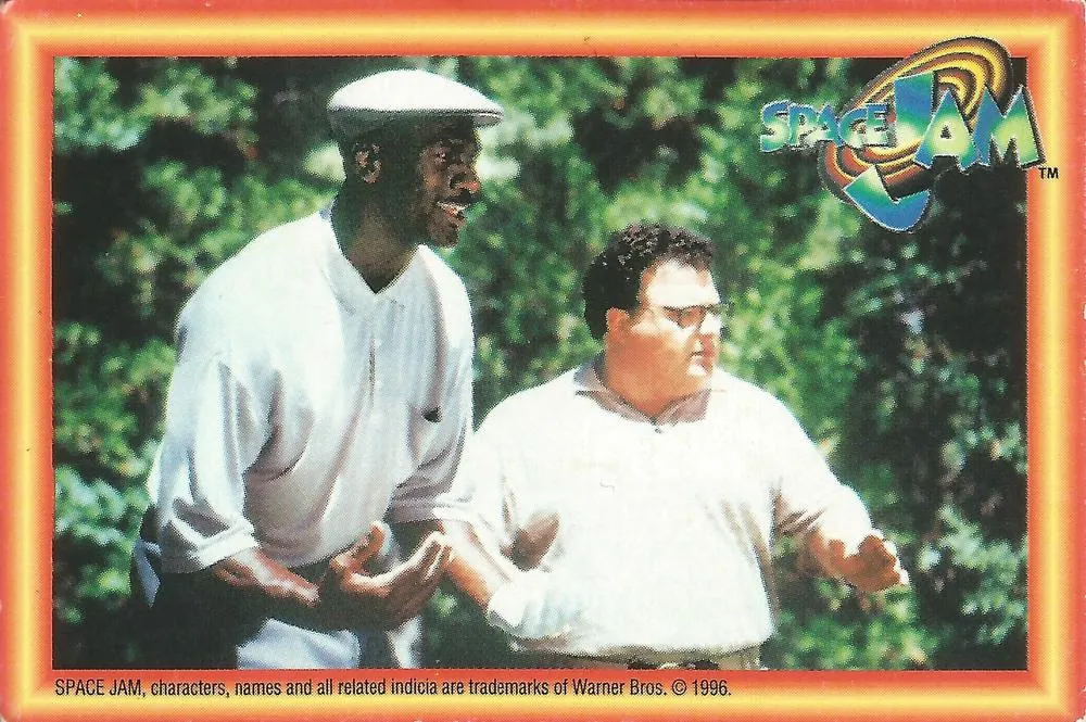 1996 Upper Deck Space Jam Stickers Michael Jordan #63 card image