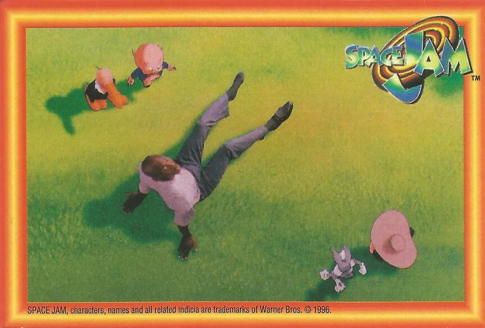 1996 Upper Deck Space Jam Stickers Michael Jordan #65 card image
