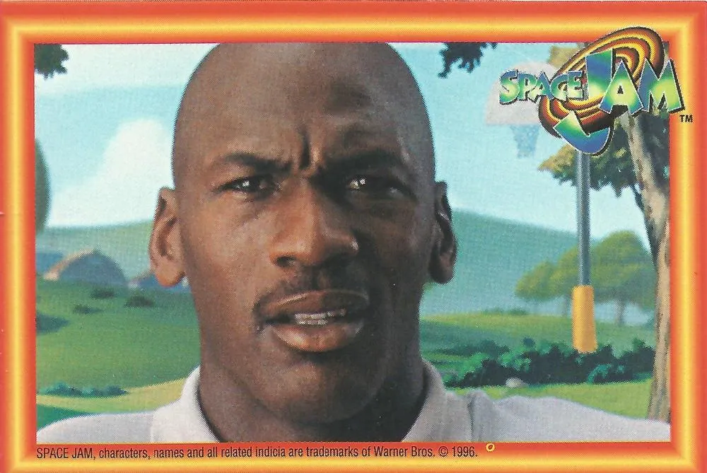 1996 Upper Deck Space Jam Stickers Michael Jordan #69 card image
