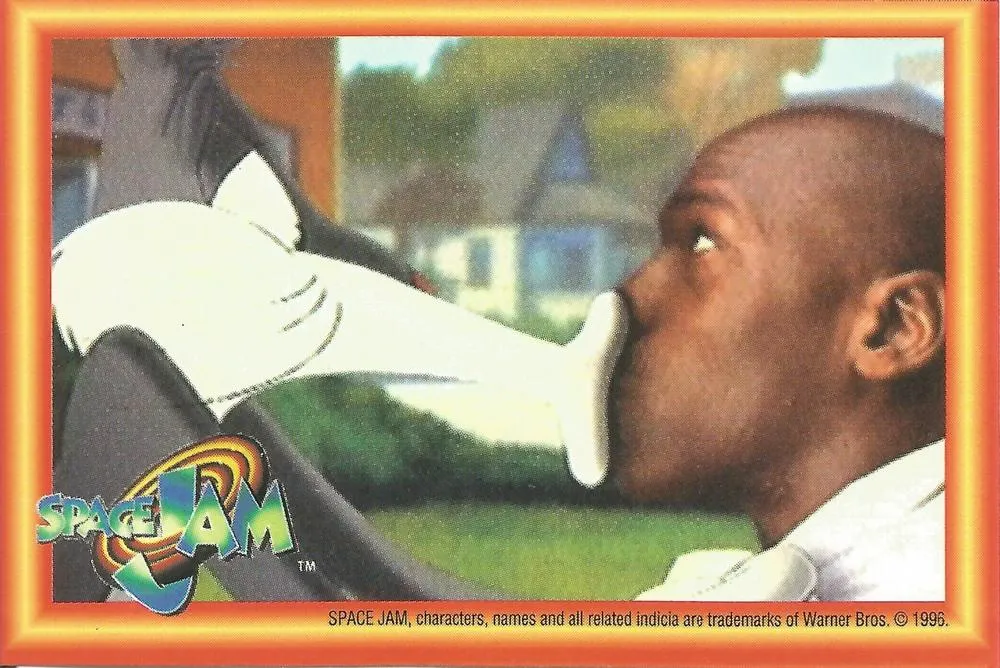 1996 Upper Deck Space Jam Stickers Michael Jordan #71 card image
