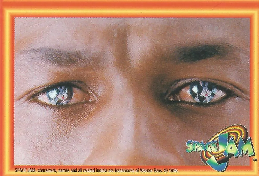 1996 Upper Deck Space Jam Stickers Michael Jordan #87 card image