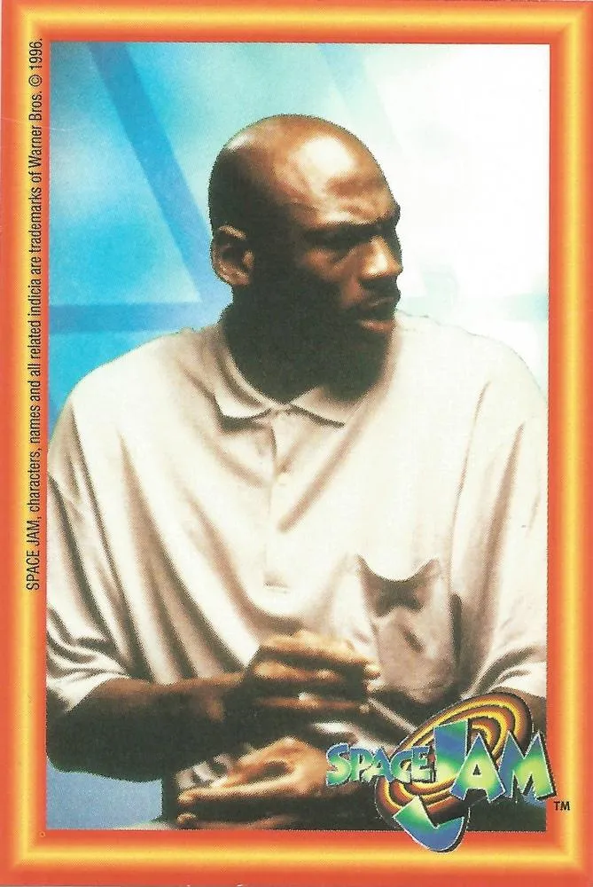 1996 Upper Deck Space Jam Stickers Michael Jordan #89 card image