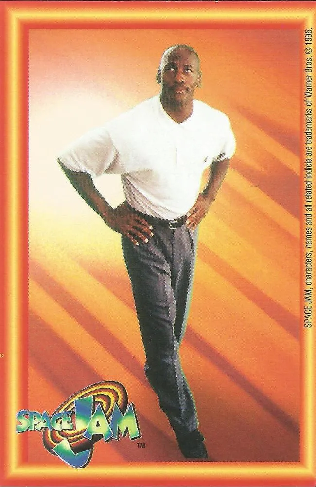 1996 Upper Deck Space Jam Stickers Michael Jordan #98 card image