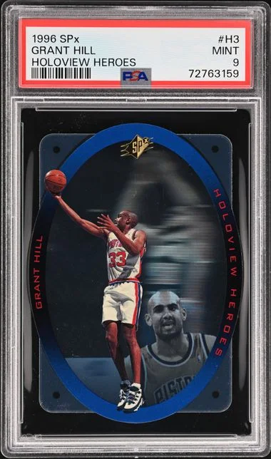 1996 Upper Deck SPx Grant Hill Holoview Heroes #H3 card image