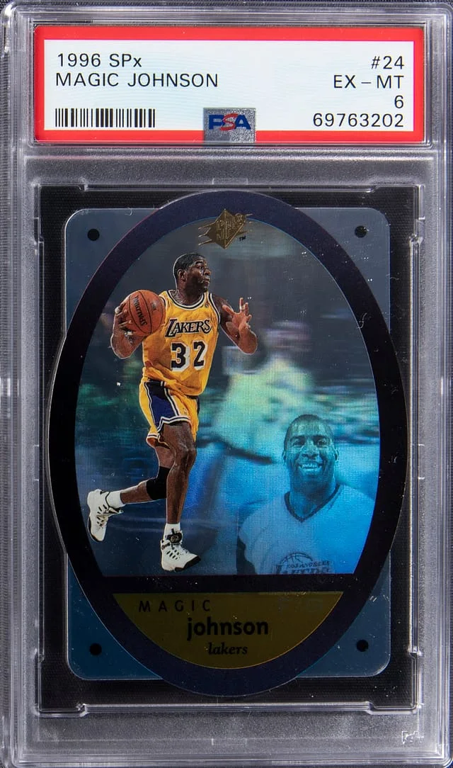 1996 Upper Deck SPx Magic Johnson #24 card image