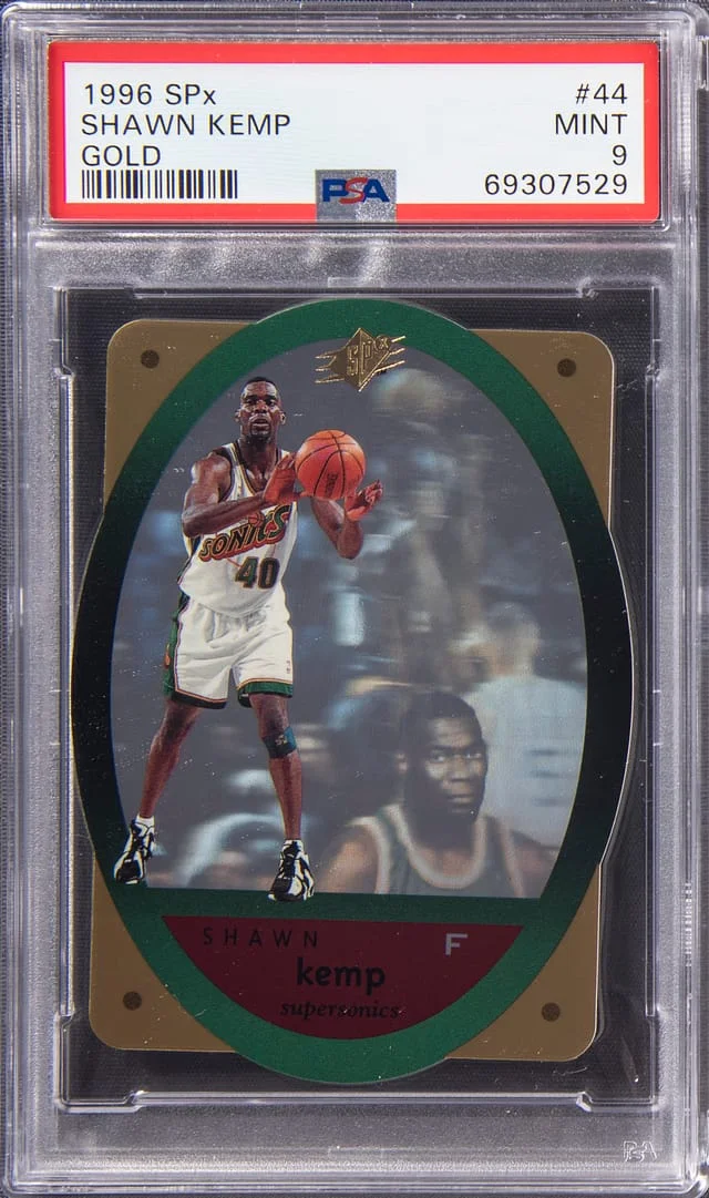 1996 Upper Deck SPx Shawn Kemp Gold #44 card image