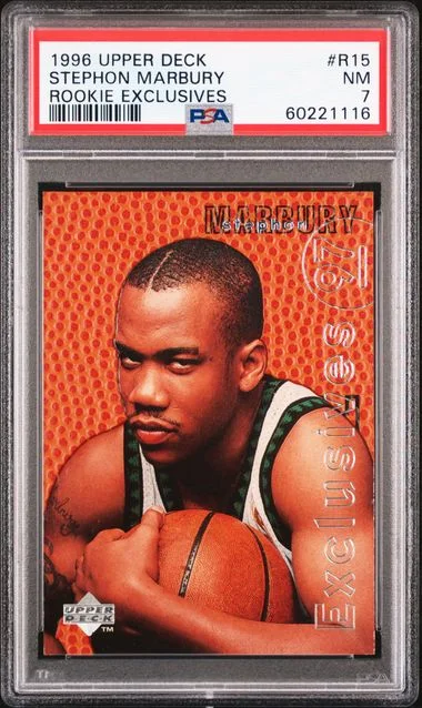 1996 Upper Deck Stephon Marbury Exclusives #R15 card image