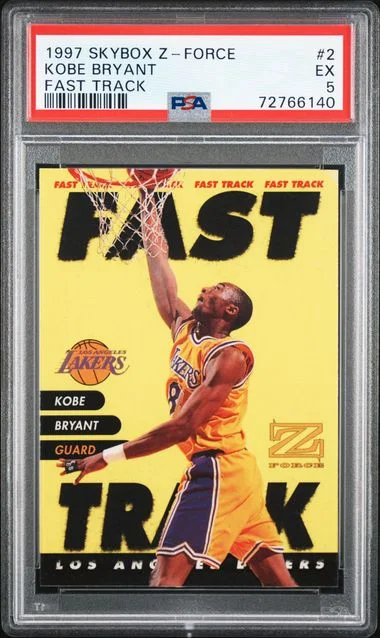 1997-88 SkyBox Z-Force Kobe Bryant Fast Track #2 card image