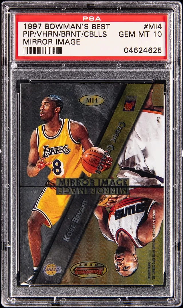1997-98 Bowman Best Pippen/Van Horn/Bryant/Ceballos Mirror Image #MI4 card image