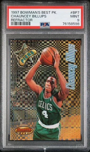 1997-98 Bowman's Best Chauncey Billups Best Picks Refractor #BP7 card image