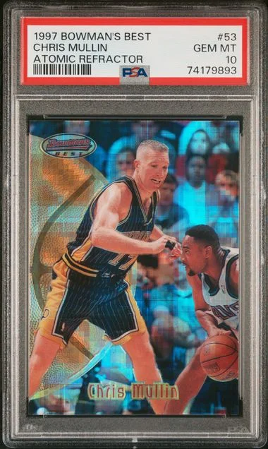 1997-98 Bowman's Best Chris Mullin #53 card image