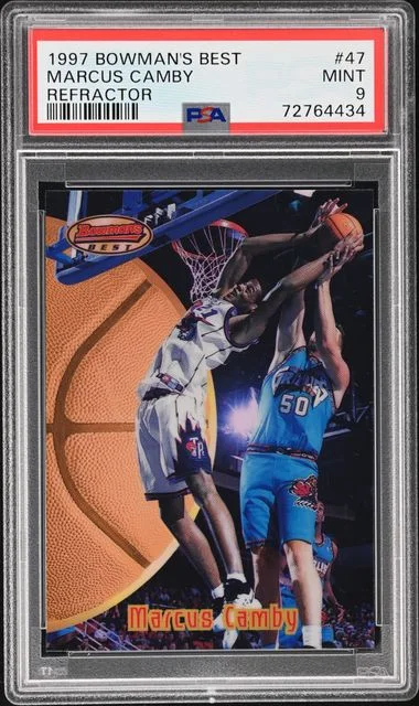 1997-98 Bowman's Best Marcus Camby Refractor #47 card image