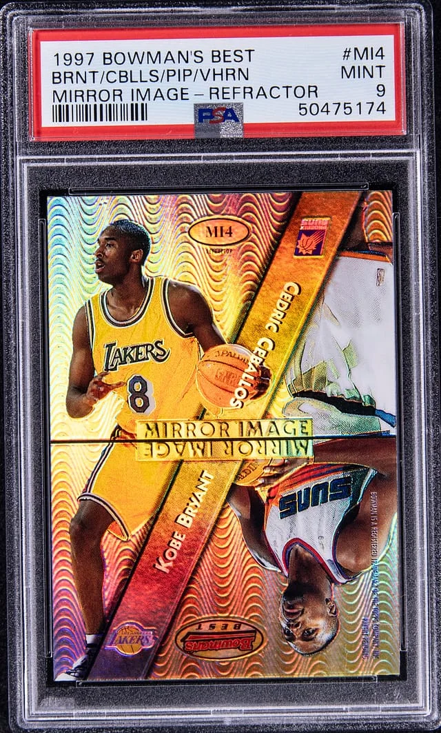 1997-98 Bowmans Best Mirror Image Refractor Bryant/Ceballos/Pippen/Van Horn #MI4 card image