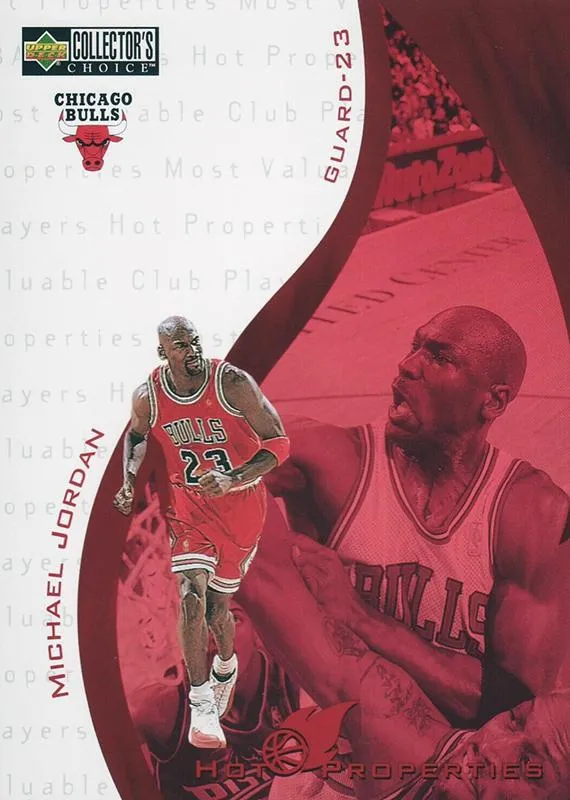 1997-98 Collector's Choice Michael Jordan Hot Properties 3x5 #H1 card image