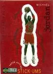 1997-98 Collector's Choice Michael Jordan Super Action Stick 'Ums #S30 card image