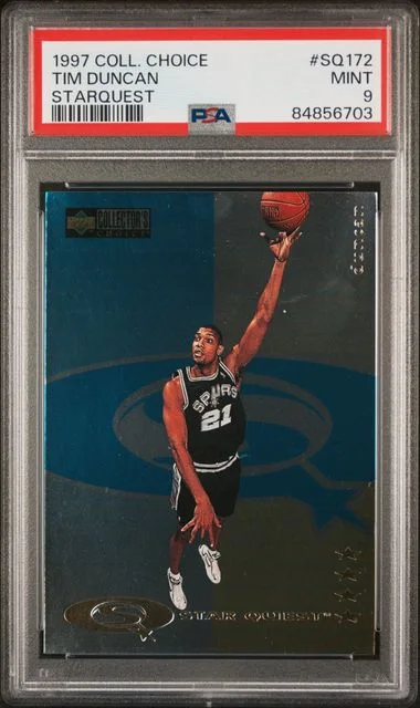 1997-98 Collector's Choice Tim Duncan Starquest #SQ172 card image