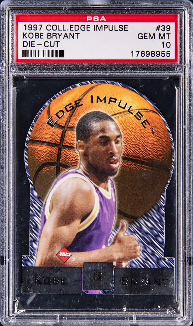 1997-98 Collector's Edge Impulse Die-Cut Kobe Bryant #39 card image
