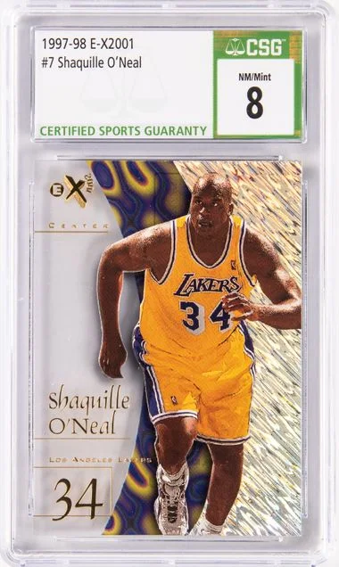 1997-98 E-X2001 Shaquille O'Neal #7 card image
