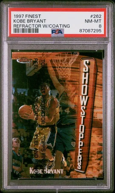 1997-98 Finest Kobe Bryant Refractor W/Coating #262 card image