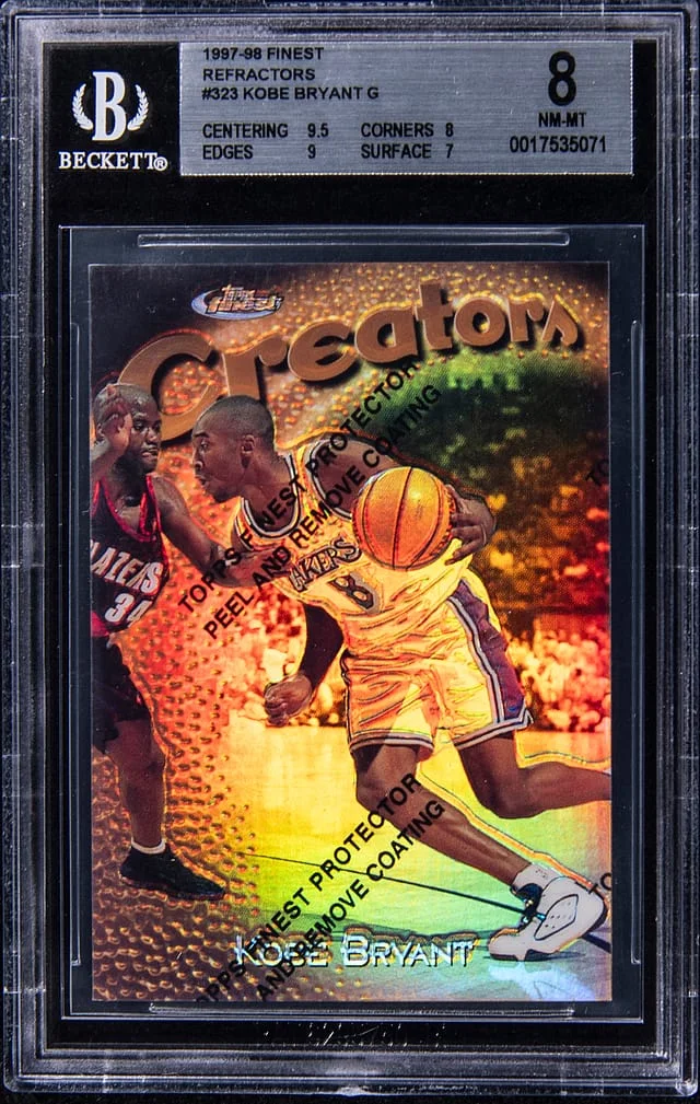 1997-98 Finest Kobe Bryant Refractor #323 card image