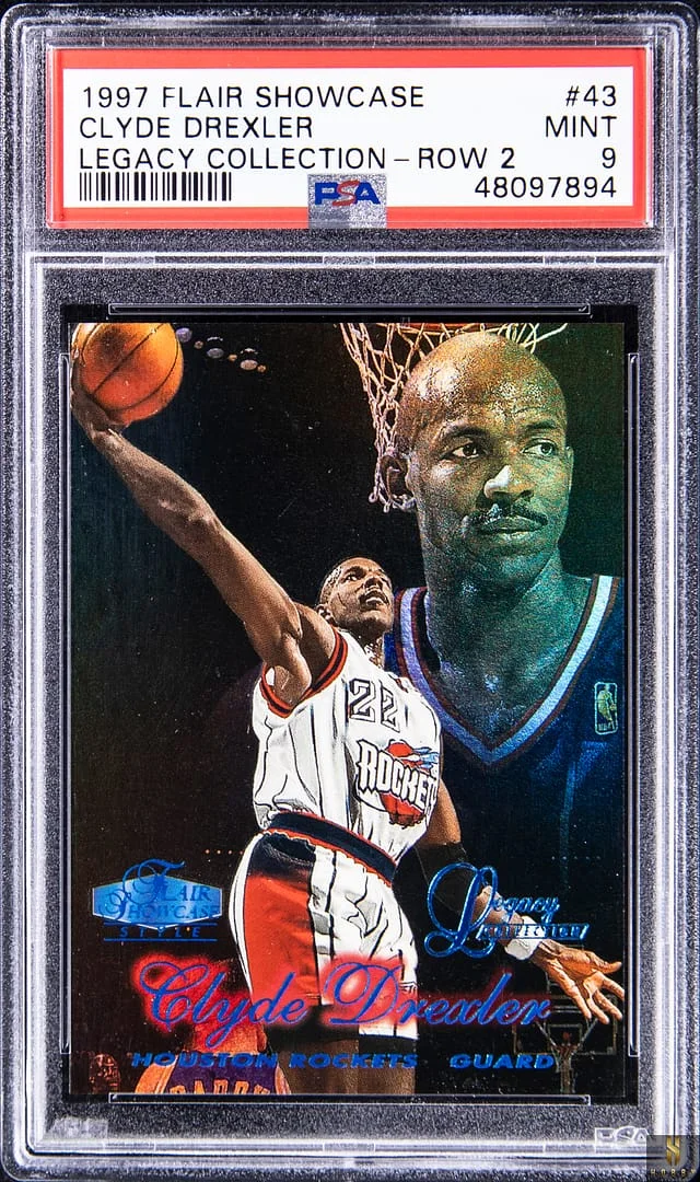 1997-98 Flair Showcase Clyde Drexler Legacy Collection Row 2 #43 card image