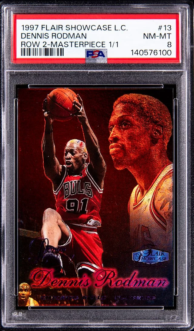 1997-98 Flair Showcase Dennis Rodman Legacy Collection Row 2 Masterpiece #13 card image
