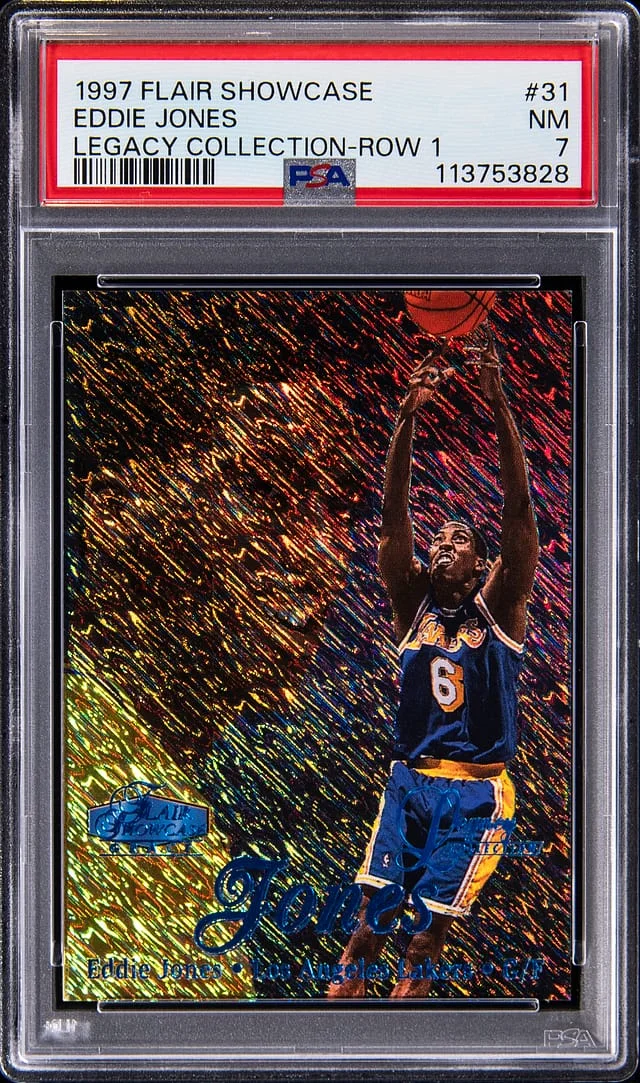 1997-98 Flair Showcase Eddie Jones Legacy Collection Row 1 #31 card image