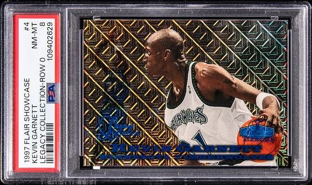 1997-98 Flair Showcase Kevin Garnett Legacy Collection Row 0 #4 card image