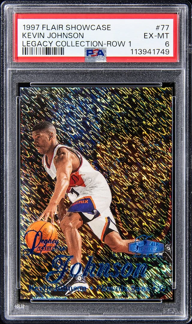 1997-98 Flair Showcase Kevin Johnson Legacy Collection Row 1 #77 card image