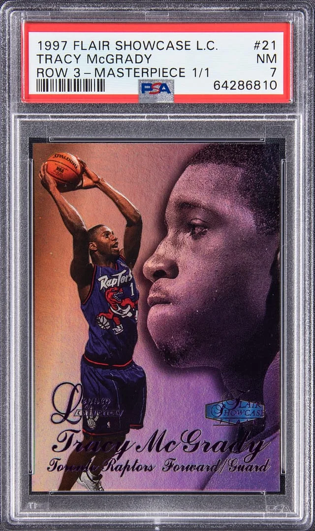 1997-98 Flair Showcase Tracy McGrady Row 3 #21 card image