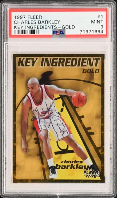 1997-98 Fleer Charles Barkley Key Ingredients Gold #1 card image