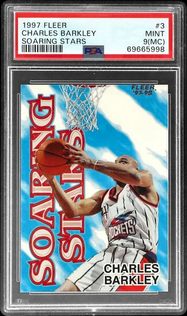 1997-98 Fleer Charles Barkley Soaring Stars #3 card image