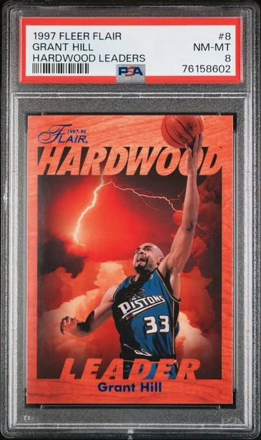 1997-98 Fleer Flair Grant Hill Hardwood Leaders #8 card image
