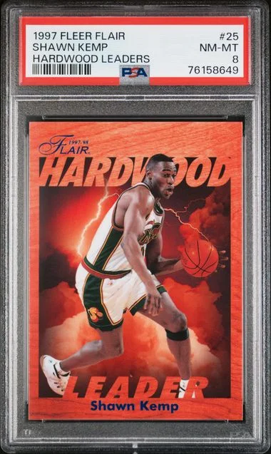 1997-98 Fleer Flair Shawn Kemp Hardwood Leaders #25 card image