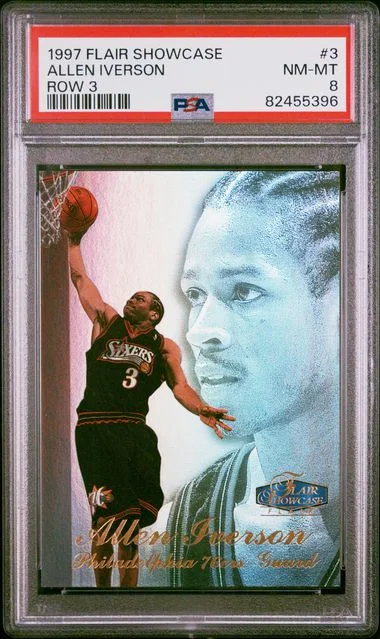 1997-98 Fleer Flair Showcase Allen Iverson Row 3 #3 card image