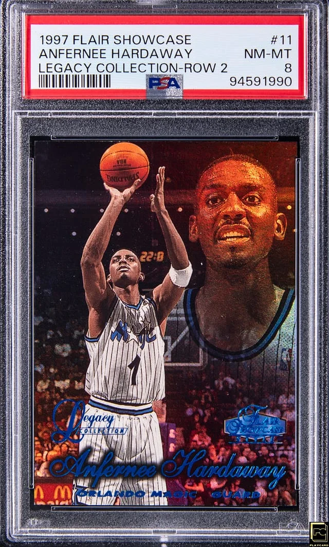 1997-98 Fleer Flair Showcase Anfernee Hardaway Legacy Collection-Row 2 #11 card image