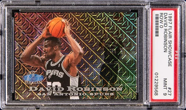 1997-98 Fleer Flair Showcase David Robinson Row 0 #27 card image