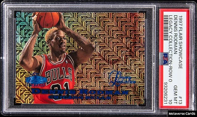 1997-98 Fleer Flair Showcase Dennis Rodman Legacy Collection Row 0 #13 card image