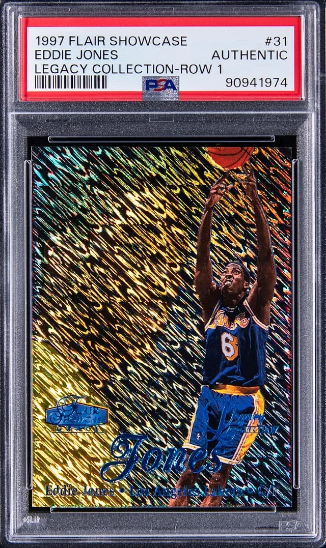 1997-98 Fleer Flair Showcase Eddie Jones Legacy Collection Row 1 #31 card image