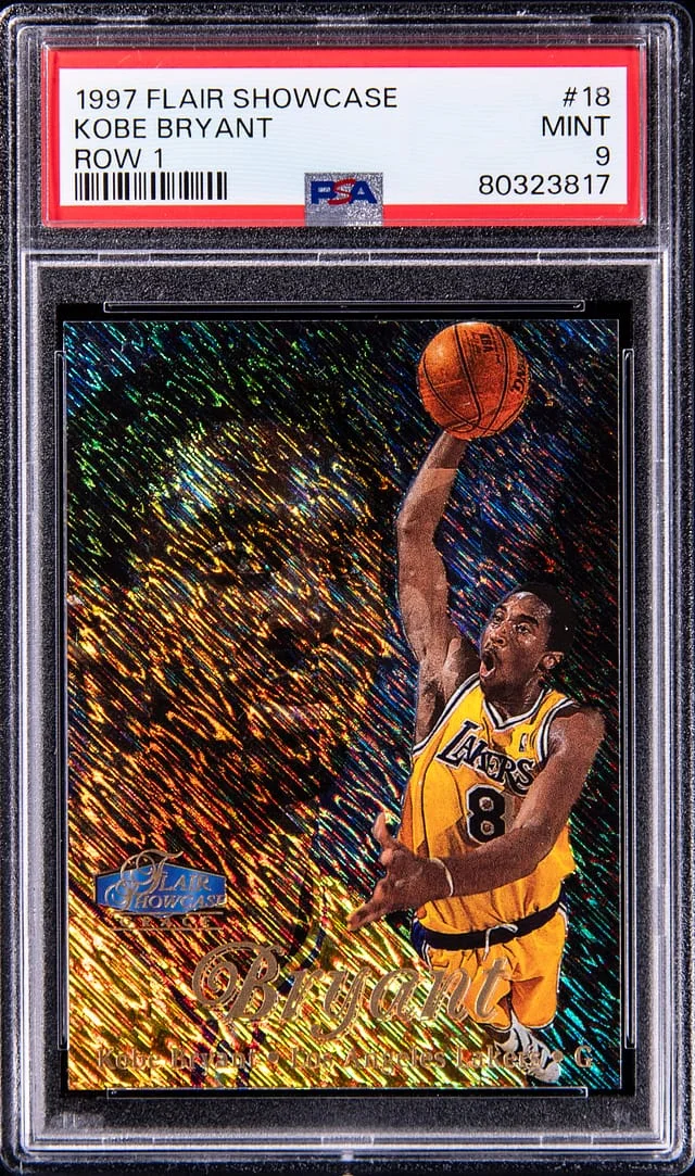 1997-98 Fleer Flair Showcase Kobe Bryant Row 1 #18 card image