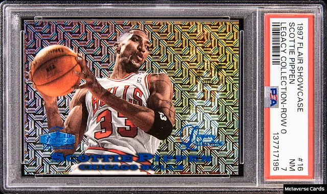1997-98 Fleer Flair Showcase Scottie Pippen Legacy Collection Row 0 #16 card image