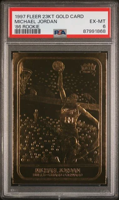 1997-98 Fleer Gold '86 Michael Jordan #23KT card image