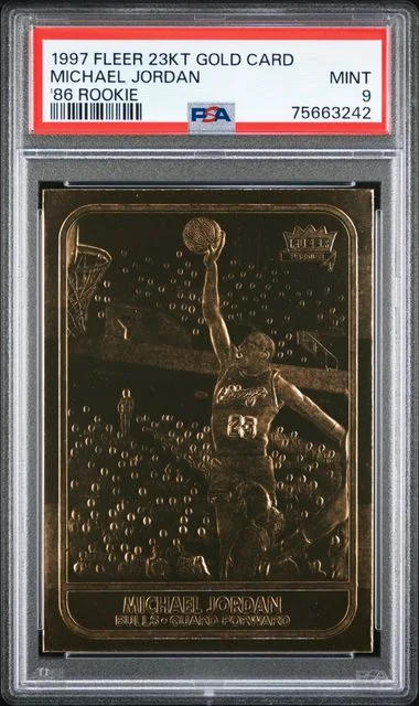 1997-98 Fleer Gold '86 Reprint Michael Jordan #23KT card image