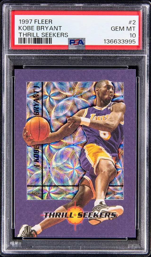 1997-98 Fleer Kobe Bryant Thrill Seekers #2TS card image