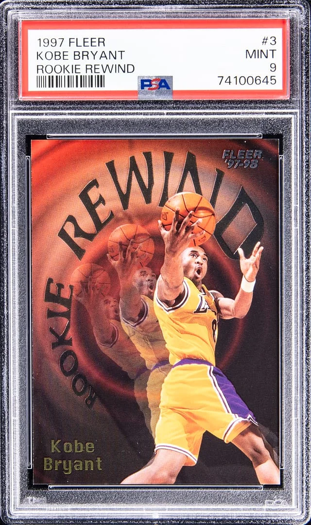 1997-98 Fleer Kobe Bryant Rewind #3 card image