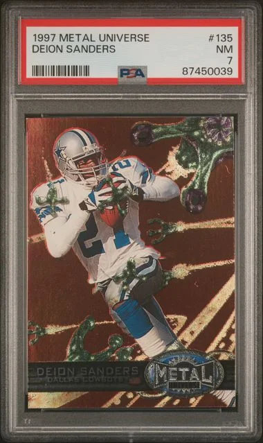 1997-98 Fleer Metal Universe Deion Sanders #135 card image