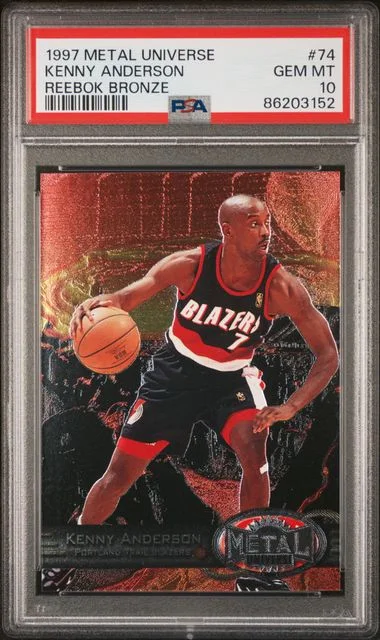1997-98 Fleer Metal Universe Kenny Anderson Reebok Bronze #74 card image