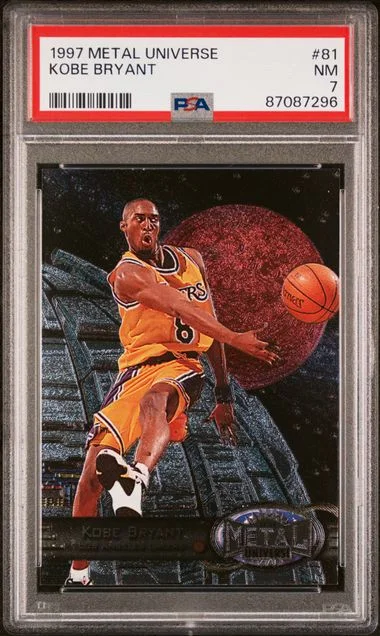 1997-98 Fleer Metal Universe Kobe Bryant #81 card image