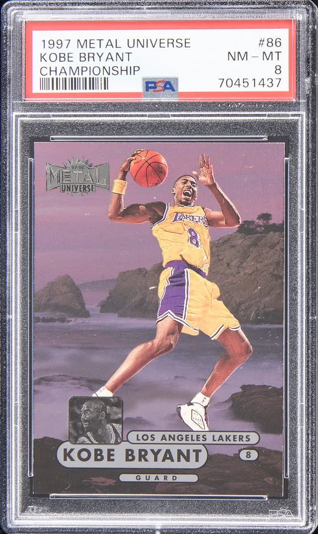 1997-98 Fleer Metal Universe Kobe Bryant Championship #86 card image